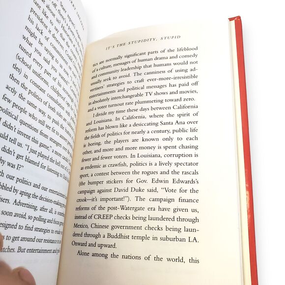 1999 It's The Stupidity, Stupid Harry Shearer 1st Edition Hardcover Politics - Picture 11 of 12